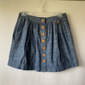 BDG Urban Outfitters Cotton Blue Skirt- S